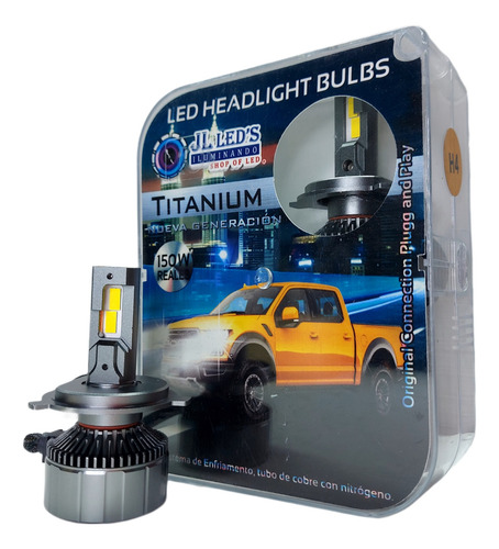 Foco Led Bulbo Luz Alta/baja Osram 150w 28000lm H4/h13/9007