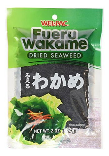 Algas Marinas Fueru Wakame (algas Secas) 2 Oz.