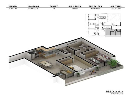 Imagen 4 de 10 de Depto En Venta De 2 Dorm | 3 Amb.
