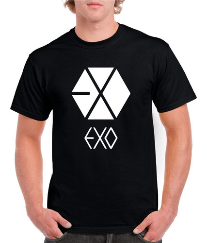 Imagen 1 de 2 de Polera Hombre Estampado Exo K-pop