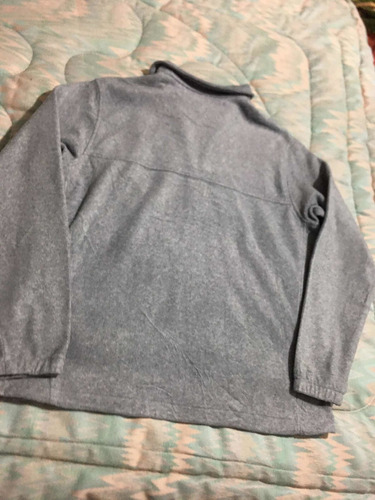 Columbia Sudadera Para Caballero Talla L Color Gris Sin Gorr