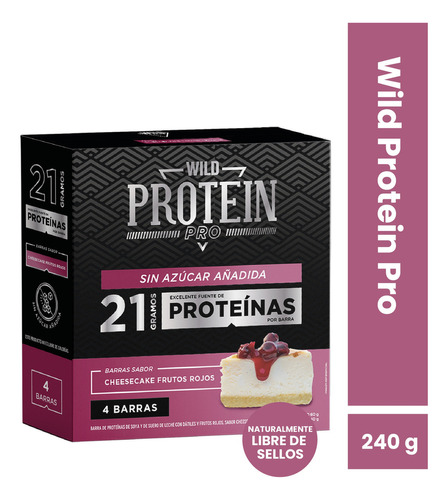 Wild Protein Pro Berries Cheesecake 4 Uds