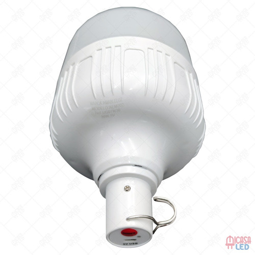 2 Foco Led Portatil 36w Emergencia Usb Recargable Al