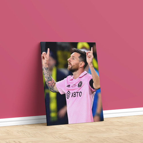 Cuadro Canvas Messi Miami Fc 20