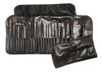 Comprar Set 24 Brochas Y Pinceles Para Maquillaje + Estuche Colores