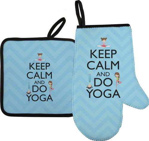 Keep Calm & Do Yoga Horno Mitt Pot Holder