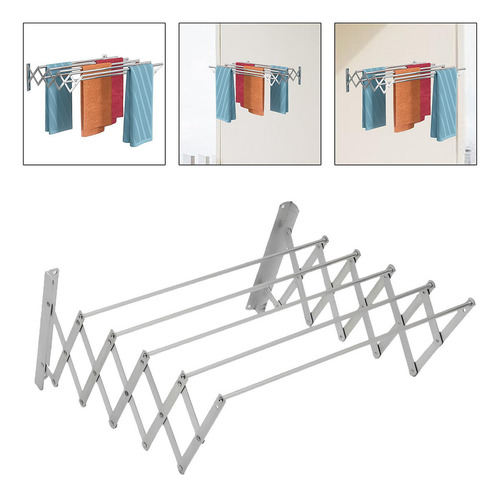 Toallero Plegable De Pared Resistente Y 60 Centímetros