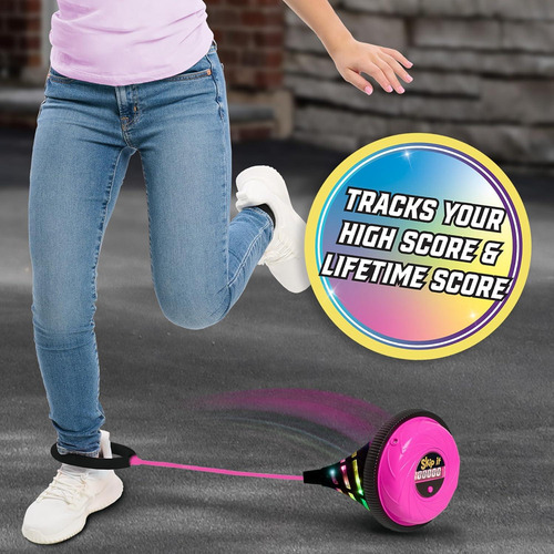 Skip It Just Play Juguete Retro Con Contador Digital Rosa