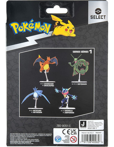 Figura Charizard Pokemon Select Ultra Articulado Original