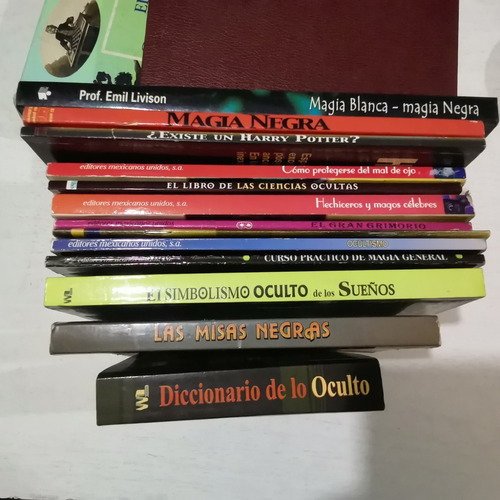 Magia Y Ciencias Ocultas. Lote De 13 Libros. En Buen Estado.