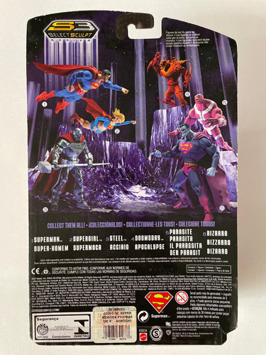 Superman Dc Super Heroes Comic Book Styling Mattel 2007 6pul (Usado)