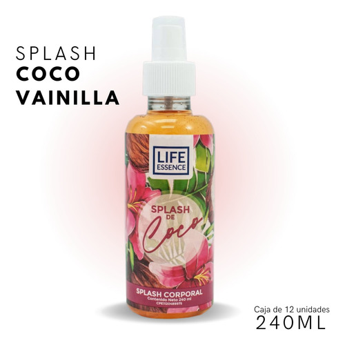Splash De Coco-vainilla De 240ml