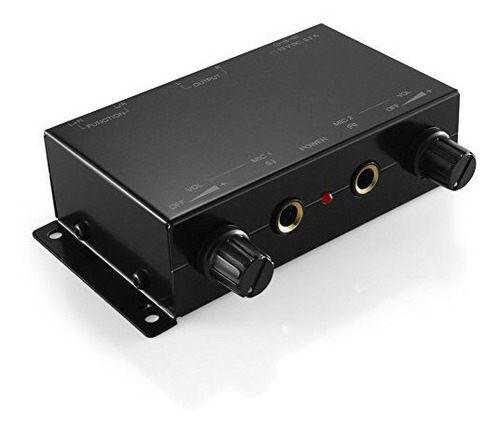 Minimezclador Estéreo De Audio Con Micrófono De 2 Canales Tn