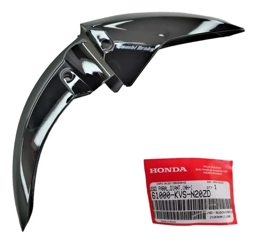 Paralama Dianteiro Titan 160 2019 2020 Preto Original Honda