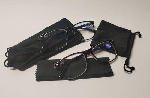 2 Lentes Para Vista Cansada Con Anti Blue