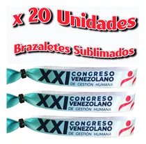 Comprar Brazaletes Sublimados - Pulseras Eventos Concierto Fiestas