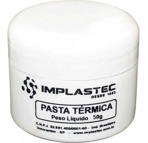 Kit 2 Pasta Térmica 50g Implastec Processador Cpu