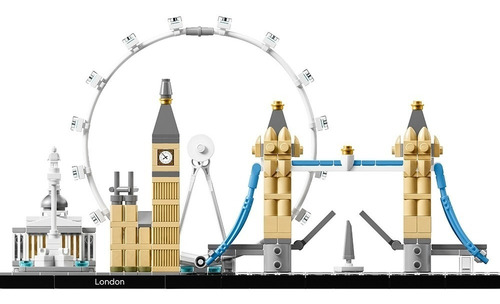 Imagem 3 de 10 de Lego Londres Tem Big Ben, London Eye E Outras Obras - 21034