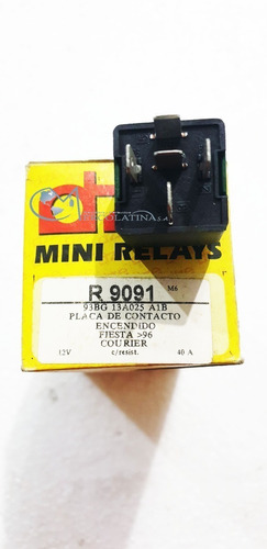 Mini Relay 12v Placa De Contacto Ford Fiesta Courrier 96/..