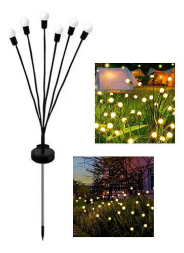 Luces Led Solar Para Exterior Luces Luciernagas Jardines