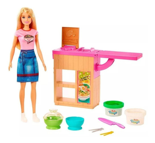 Boneca Barbie Cozinha De Macarrao- Mattel