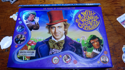 Willy Wonka Edición De Colección Blueray 