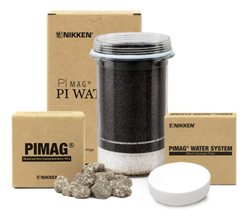 Repuesto Piwater Nikken Con 200 Gms Piedras Plata Original