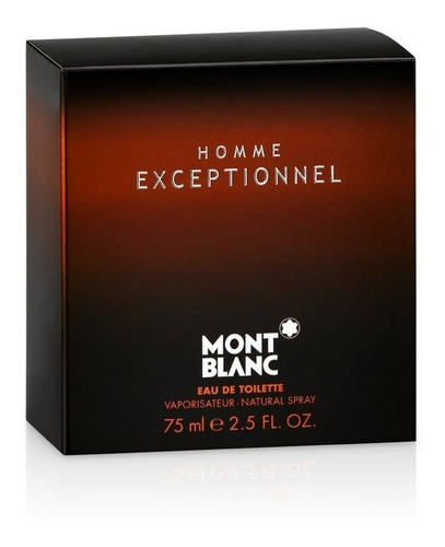 Perfume Mont Blanc Homme Exceptionnel Edt 75ml Oferta
