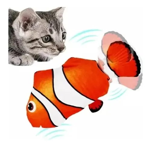 Pez Juguete Para Gato Electronico Pescado Pez Robotico Nemo