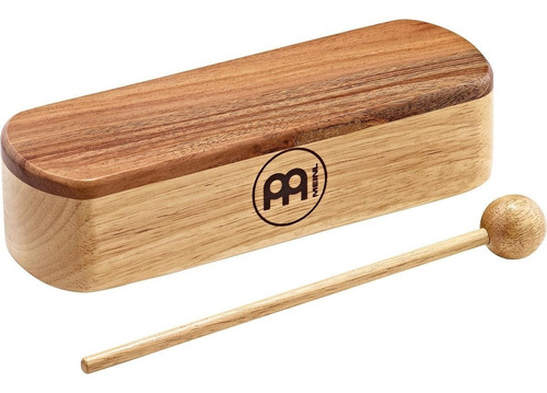 Meinl Pmwb1-l Block Redoba De Madera Con Baqueta Percusión