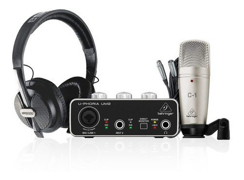 Kit Grabación Behringer U-phoria Studio + Envío Express