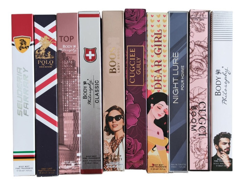 Lote 100 Perfumes Bolsillo Económico Mayoreo Surtido
