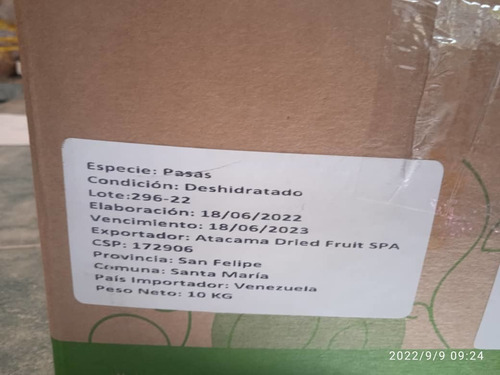 Imagen 3 de 4 de Caja De Pasas Atacama