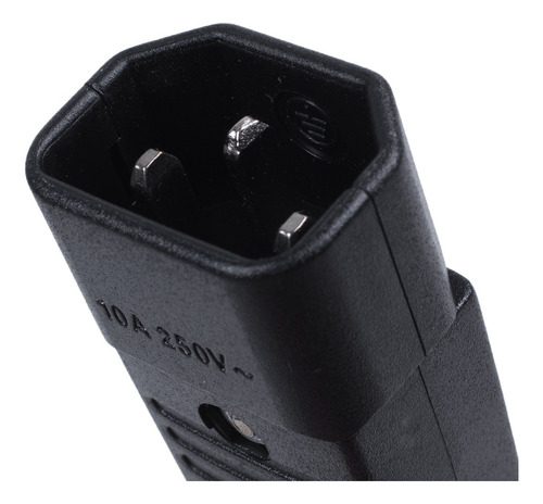 2 Enchufes Negros Iec-320 C14 Macho, Conector De Entrada De