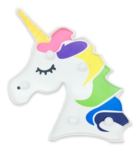 Lámpara Diseño Unicornio Colorido Luces Led