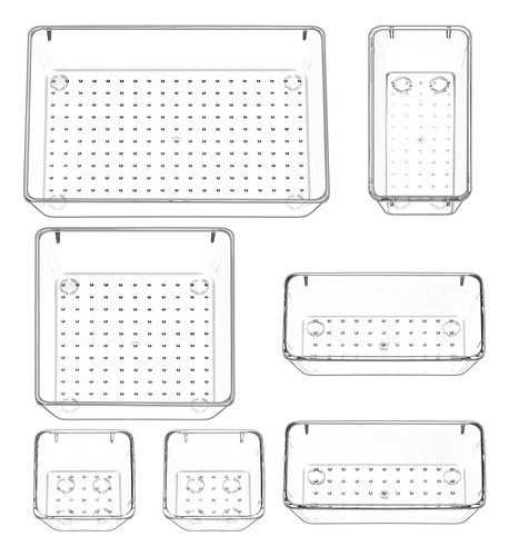 Puricon Organizadores Transparentes Para Cajones, Cajas