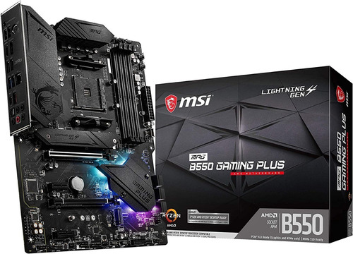 Motherboard Msi Mpg B550 Gaming Plus, Amd Socket Am4 Rgb