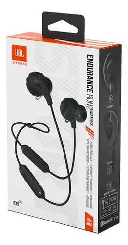 Auricular JBL Endurance Run Black - Deportivo - Negro Y Amarillo