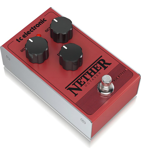 Tc Electronic Pedal Nether Octaver Octavador True Bypass Color Rojo