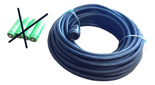 Cable Midi Alargue Extensión 10 Metros Macho Hembra Negro