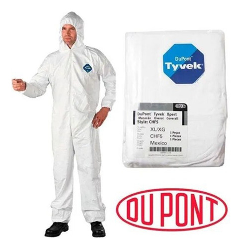 Braga Traje Desechable Tyvek Dupont 500 Con Capucha