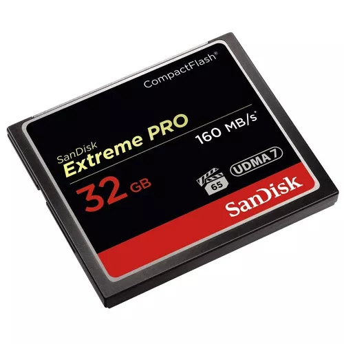 Cartão Mem Compact Flash Cf 32gb Sandisk Extreme Pro 160mb/s | FOTO_CENTRO