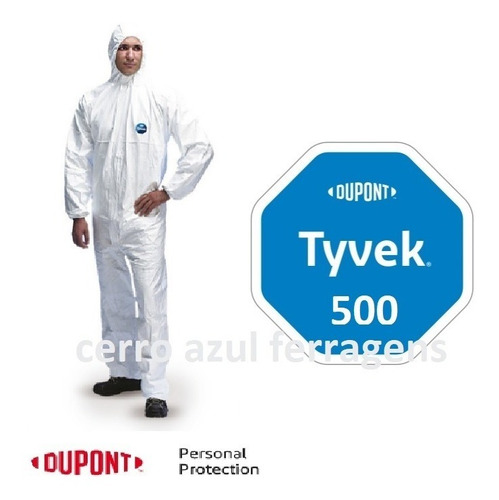 Macacão Branco Tyvek 500 Dupont Original Epi Proteção Oferta