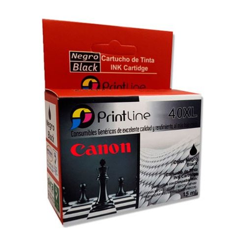 Cartucho Compatible Canon 40xl Negro Con Garantía Tienda 40