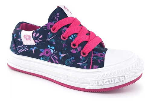 Zapatillas Jaguar Lona Urbanas Niños 27 Al 33 Art 148