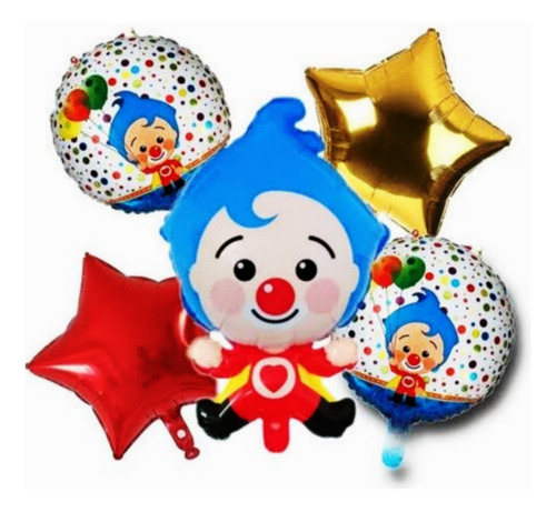 Plim Plim Paquete 10 Cajas Dulceras Y 1 Set Globos Artículo