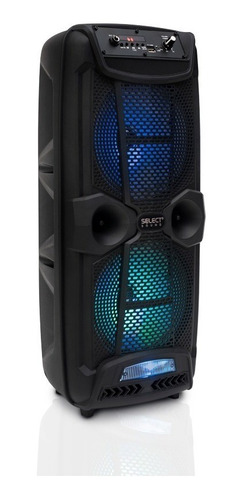 Bafle 2x8 Pulgadas Select Sound Iron Tws Bluetooth 5,000w Color Negro
