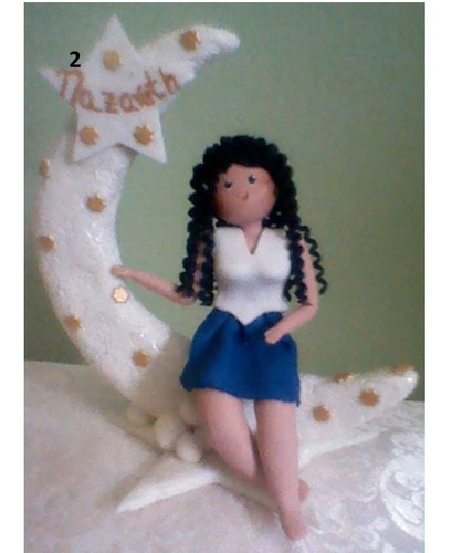 Tope De Tortas,quinceañeras De 15 Cm Hechas En Masa Flexible