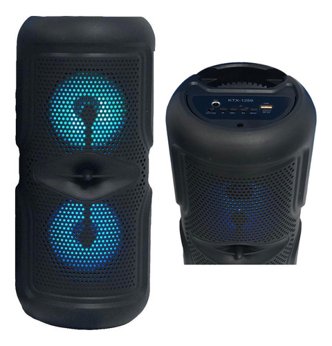 Parlante 10w Altavoz Bluetooth Radio Usb 2 Parlantes 4 Pulga