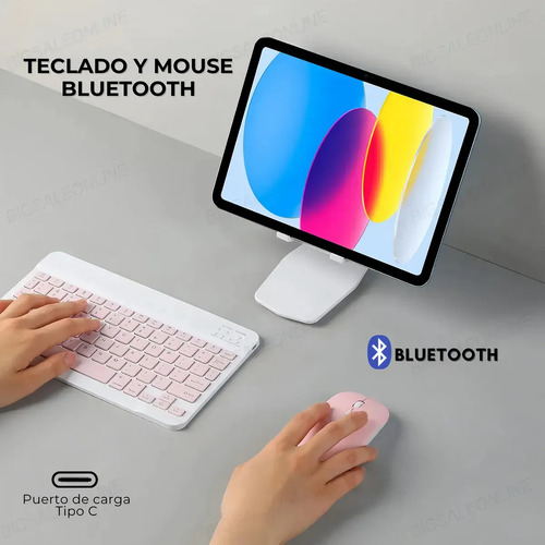 Kit Bluetooth Compatible Lenovo Tab M10 Rosa Rosa